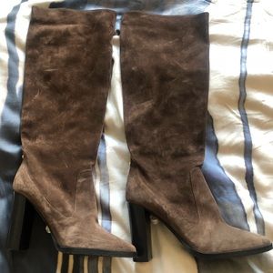 Jimmy Choo Honor 95 Suede Boots